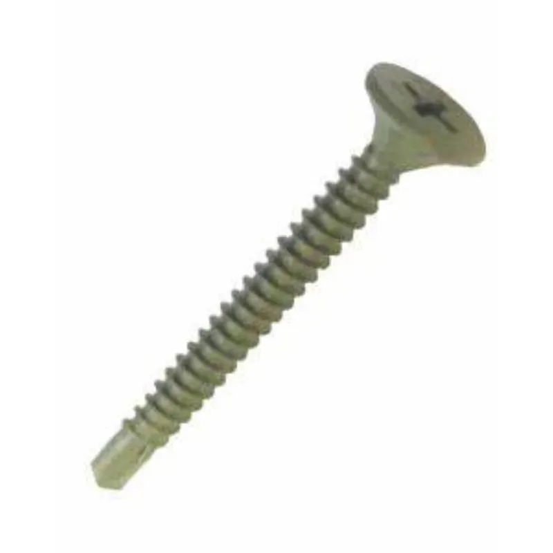 Grip-Rite No. 8 Wire X 1-5/8 In. L Phillips Wafer Head Fine Cement Board Screws