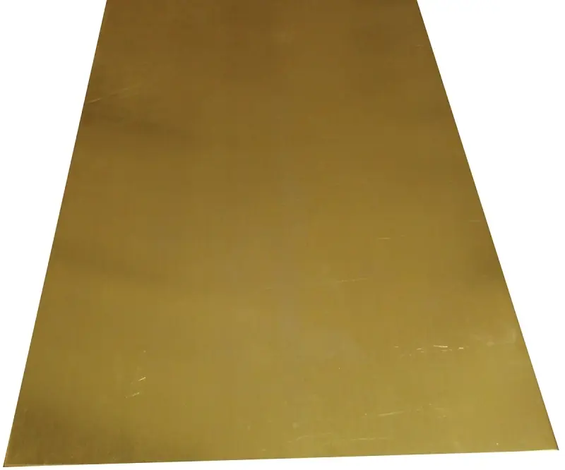 Brass Sheet Metal, .010 X 4 X 10 In.