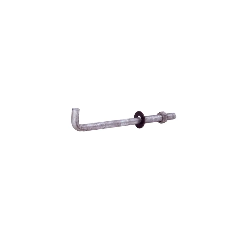 Grip-Rite 5/8 In. D X 12 In. L Steel Hook Head Anchor Bolts 25 Pk