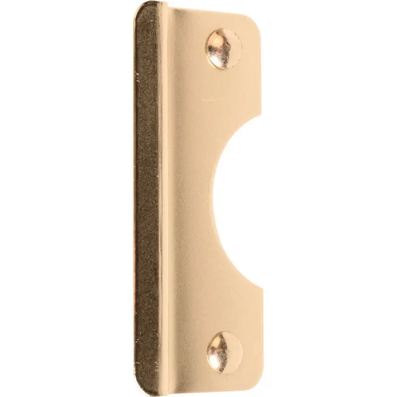 6 In. Polished Brass Steel Entry Door Latch Guard U 9510