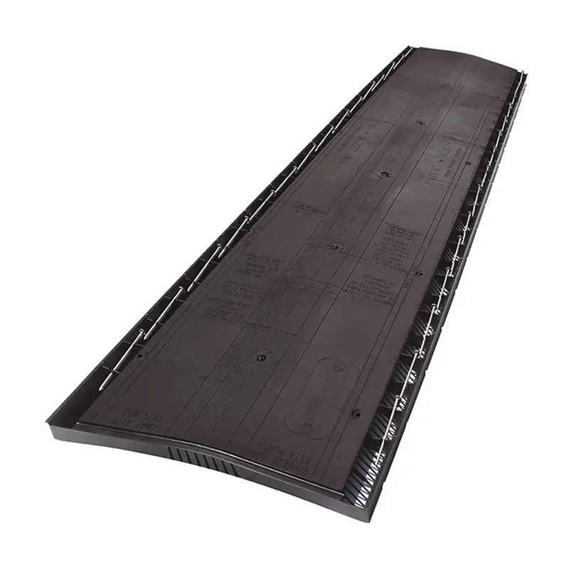 Rigid Vent 3 48 In. Black Plastic Roof Ridge Vent With Easytear Feature
