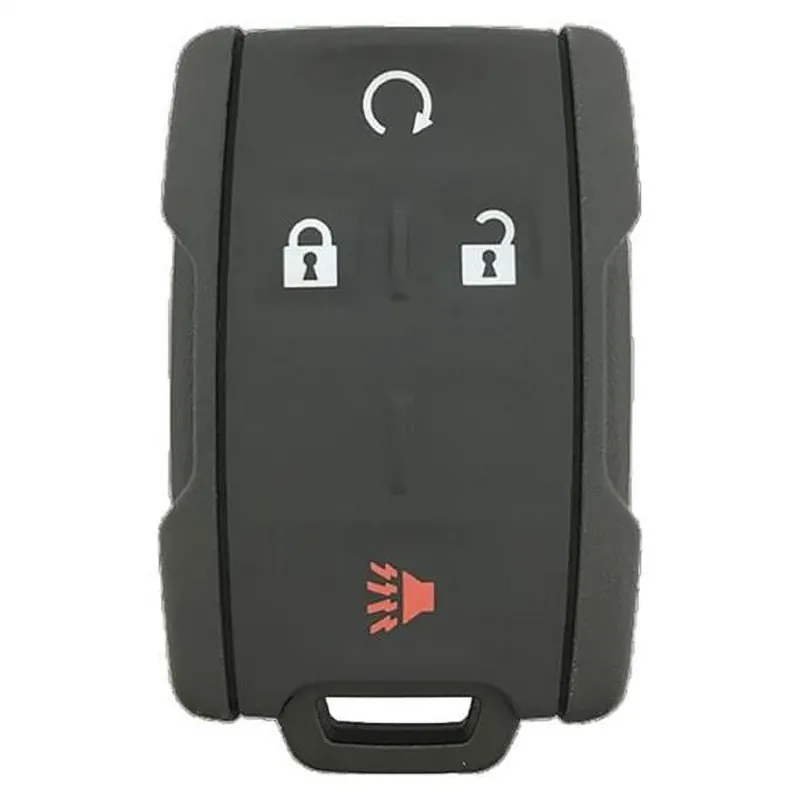 Automotive Key Fob Shell For Chrysler And Gmc Models - Black Replacement Case