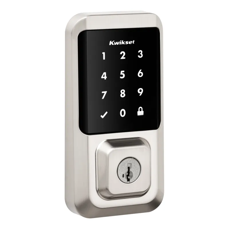 Satin Nickel Halo Touchscreen Wi-fi Smart Lock With Smartkey Technology