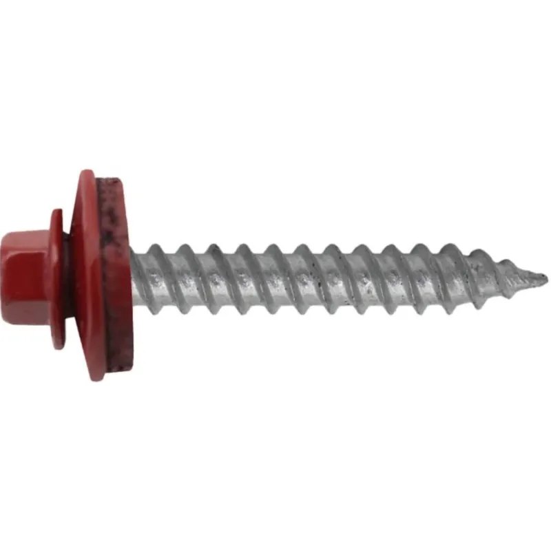 Grip-Rite Pro-Twist No. 9 Sizes X 1-1/2 In. L Hex Hex Washer Head Screws W/Washers 1 Lb 91 Pk
