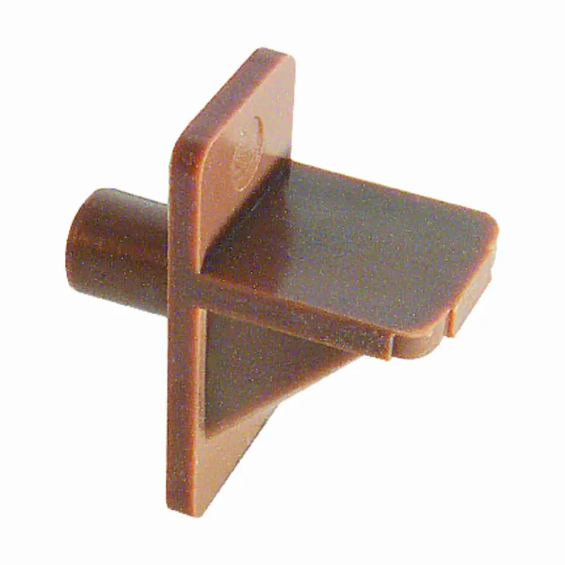 Prime-Line Light Brown Plastic Shelf Support Peg 1/4 Inch Ga. 1 In. L