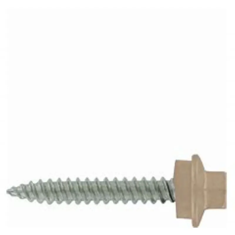 Grip-Rite Pro-Twist No. 9 Sizes X 1 In. L Hex Hex Head Screws W/Washers