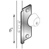 Chrome Latch Guard - Durable Security Solution For Doors And Gates