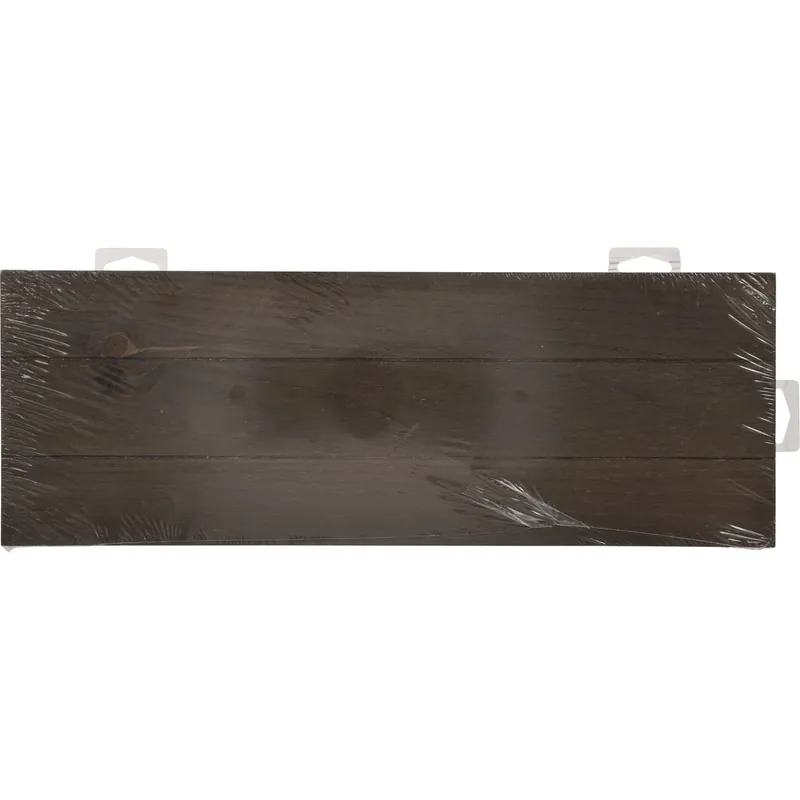 HILLMAN Brown Wood Rustic Address Plate