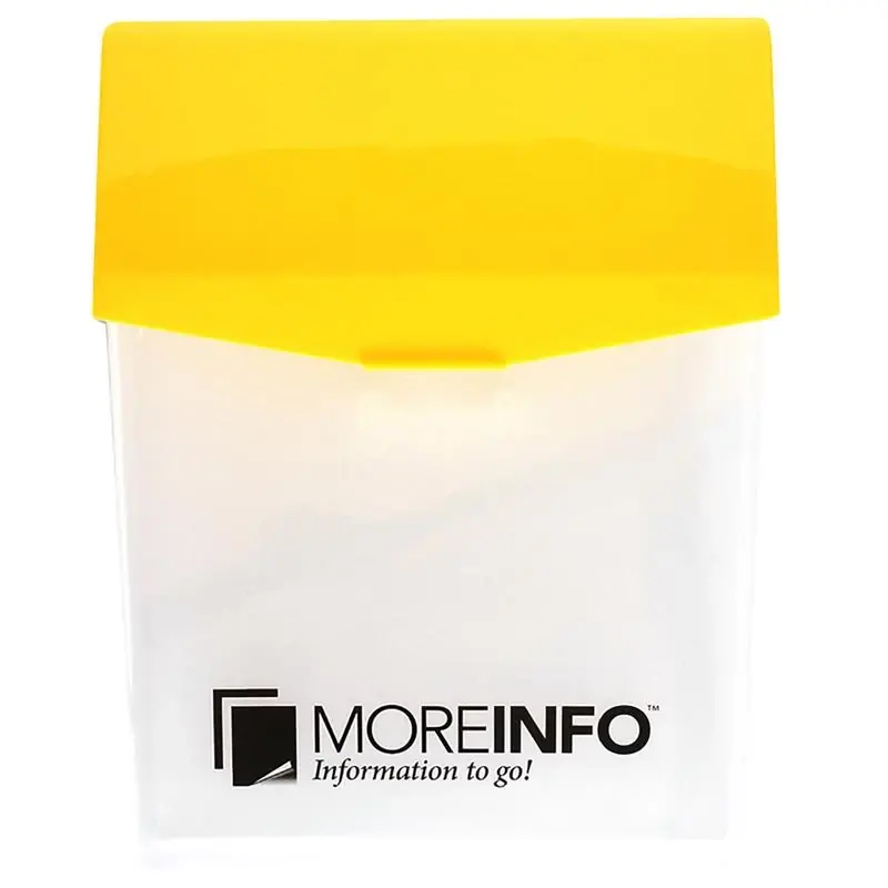 English White Informational Take One Box 13 In. H X 8 In. W