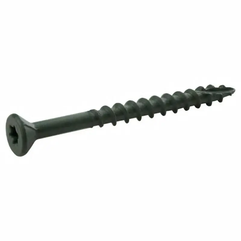 Grip-Rite PrimeGuard Plus No. 10 Wire X 4 In. L Green Star Bugle Head Deck Screws 5 Lb 250 Pk
