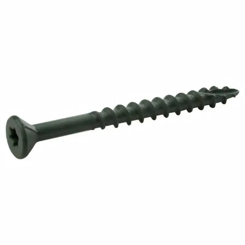 Grip-Rite PrimeGuard Plus 3 In. L Green Star Bugle Head Deck Screws 1 Lb 73 Pk