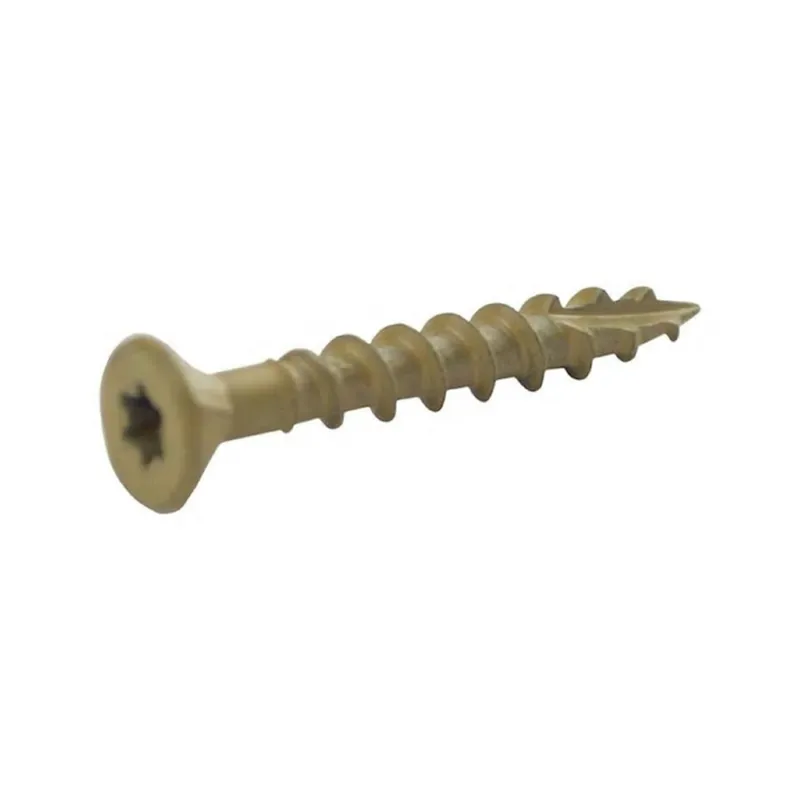 Grip-Rite PrimeGuard Plus No. 8 Wire X 1-1/4 In. L Tan Star Bugle Head Deck Screws 1 Lb 194 Pk
