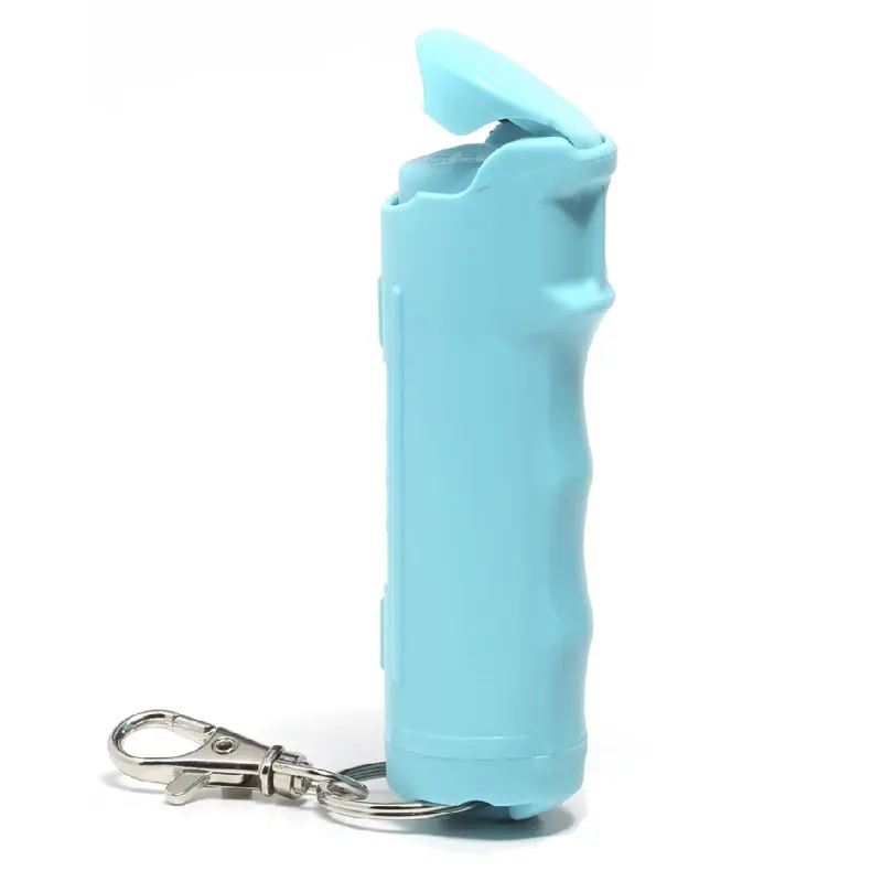 Kuros Teal Aluminum/plastic Pepper Spray - 3.625" Height, 1.375" Width, 1.25" Length
