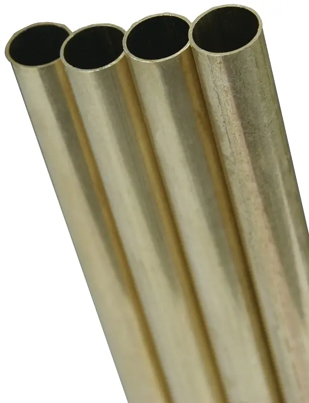 K&S 3/8 In. D X 36 In. L Round Brass Tube 1 Pk