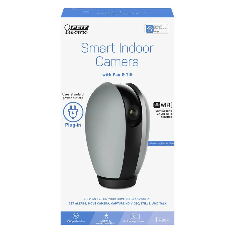 Indoor Smart Wi-fi Security Camera With Pan & Tilt - Model Cam/pan/wifi