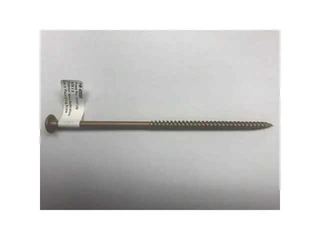 5023116 Power Pro 0.31 X 8 In. Hex Steel Lag Screw- Pack Of 25