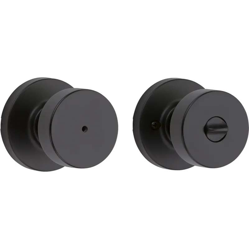 Kwikset Signature Series Pismo Matte Black Knob