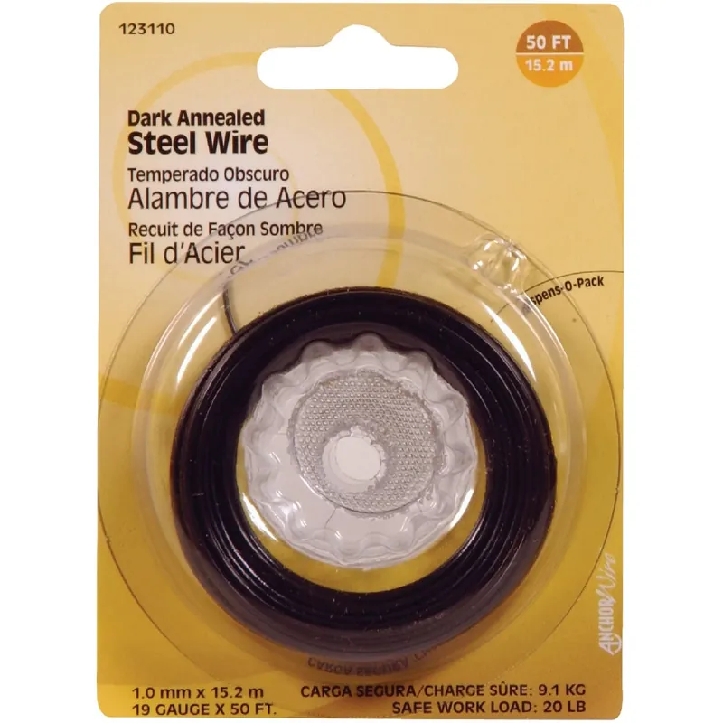 19-Gauge Annealed Wire, 50-Ft.