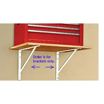Knape & Vogt(r) Heavy Duty L Bracket In Various Sizes - 10 Pack