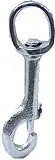 Swivel Round Eye Bolt Snap - Heavy Duty Stainless Steel - 3/8 Inch