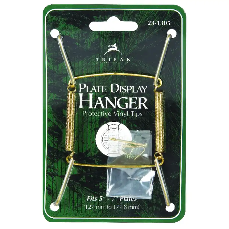 Tripar 5 To 7 In. Brass Plate Hanger 1 Pk