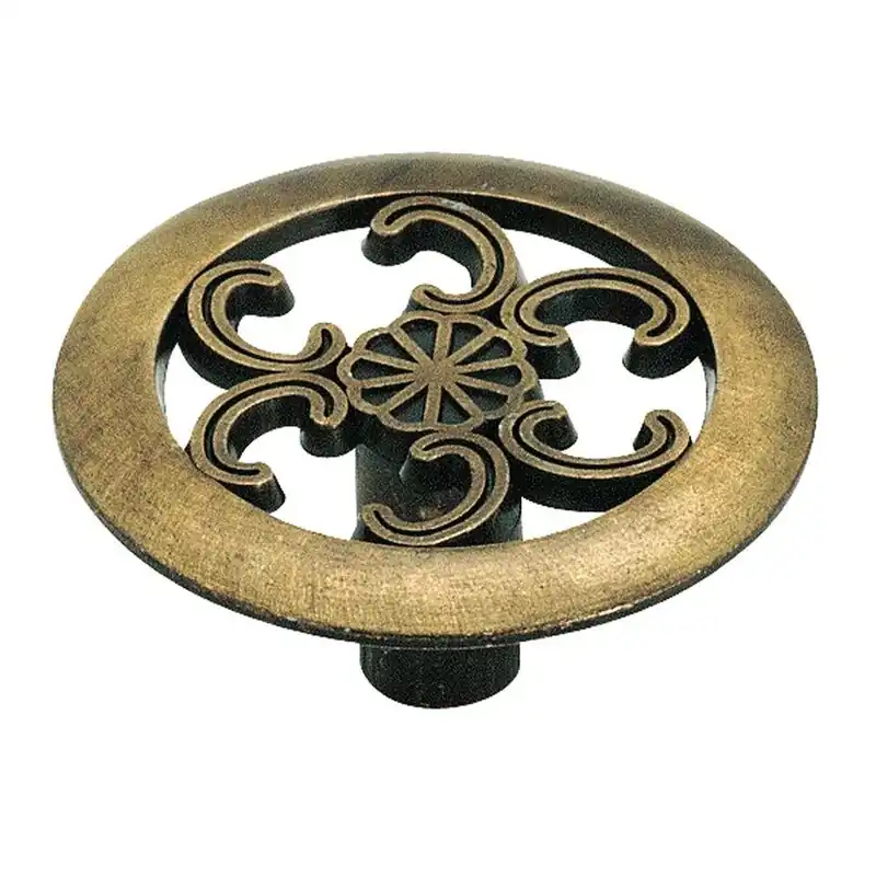 1-1/2 Inch Antique Brass Cabinet Knob - Model 890abs