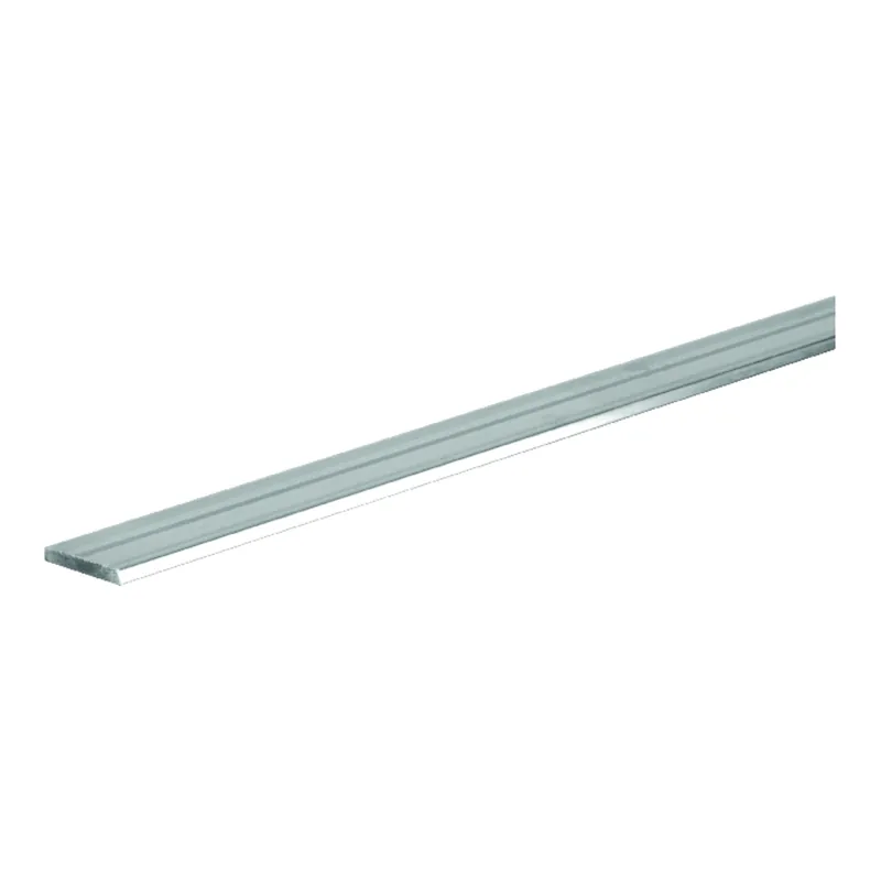 SteelWorks 0.125 In. X 2 In. W X 4 Ft. L Aluminum Flat Bar 1 Pk