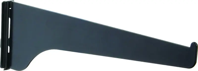 Series 80 Shelf Standard Bracket, Black Steel, 12-In.