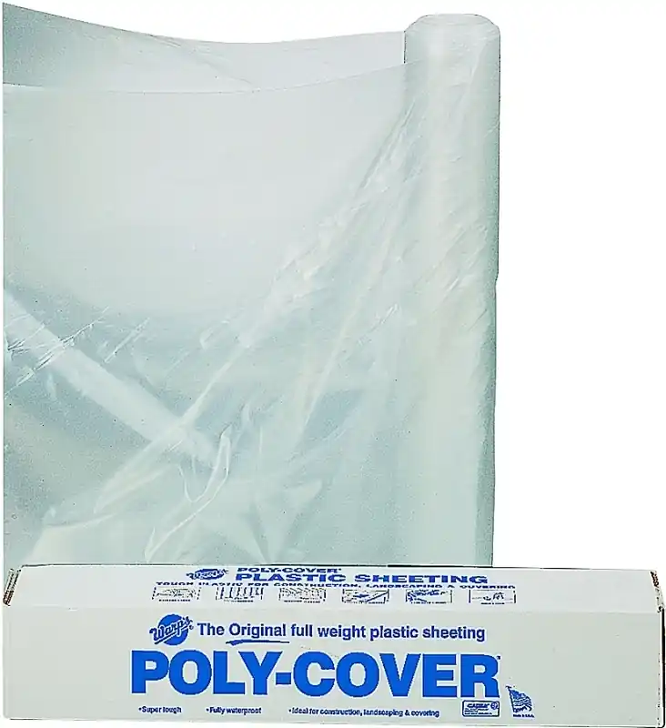 8‘ X 100‘ Clear 4 Mil Heavy-duty Plastic Sheeting
