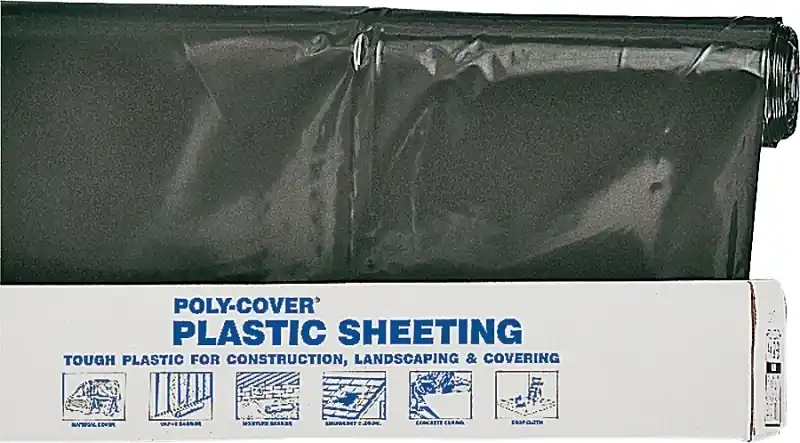 4x12-b Black Polyethylene Film, 12 Ft W X 100 Ft L, 4 Mil Thickness
