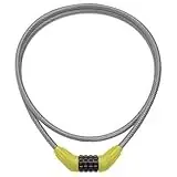 Resettable Combination Cable Lock 5‘ X 3/8" For Security And Safety
