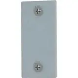 U 9521 Edge Filler Plate, 1-1/8-inch, Gray Steel For Doors