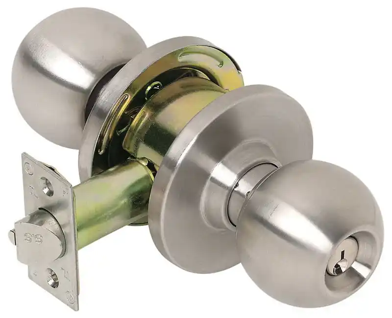 Cortland Satin Chrome Classroom Lockset 1-3/4 In. Heavy Duty Commercial Grade 2