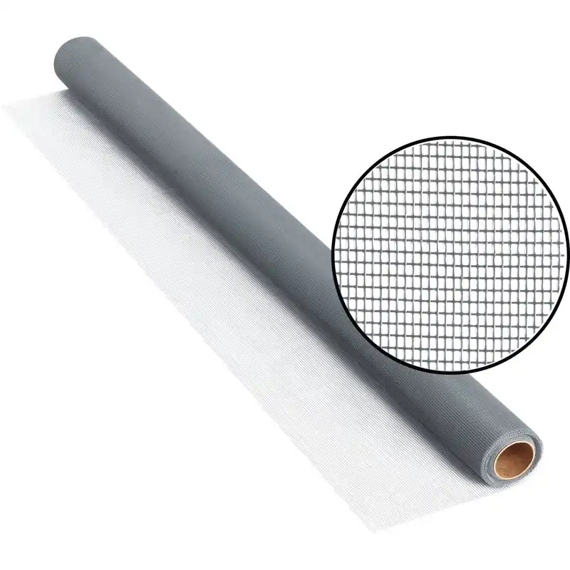 36 In. X 25 Ft. Gray Fiberglass Screen Cloth - Durable Insect Screening