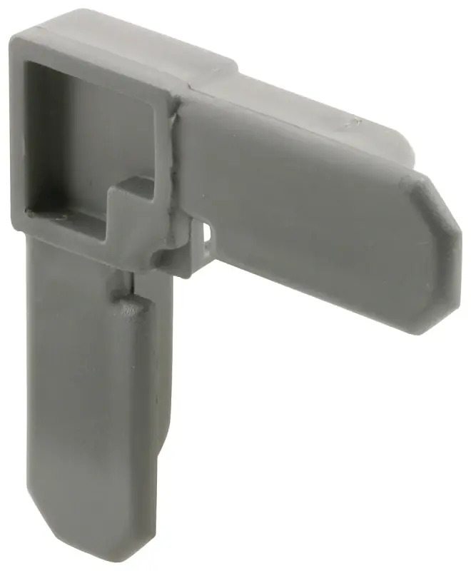 Prime-Line Gray Plastic 5/16 In. W X 3/4 In. L Screen Frame Corner 1 Pk