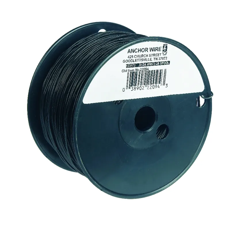1540 Ft. L Black Annealed Steel 20 Gauge Mechanics Wire - Model 123173