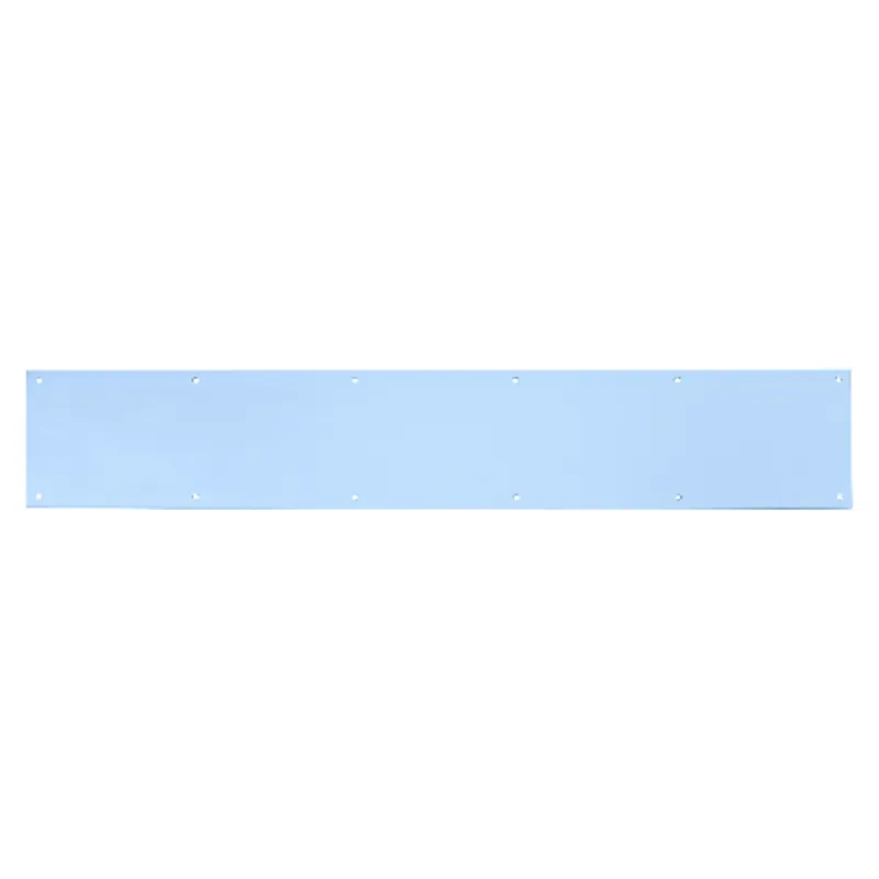 6 In. X 34 In. Satin Aluminum Kick Plate For Door Protection