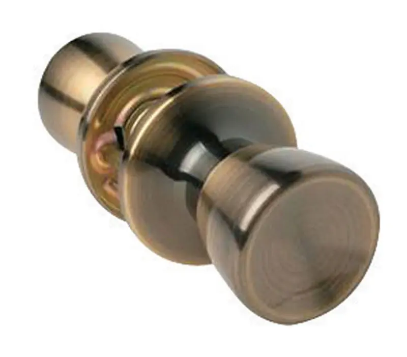 Antique Brass Passage Lockset Ansi Grade 3 1-3/4 In. Steel