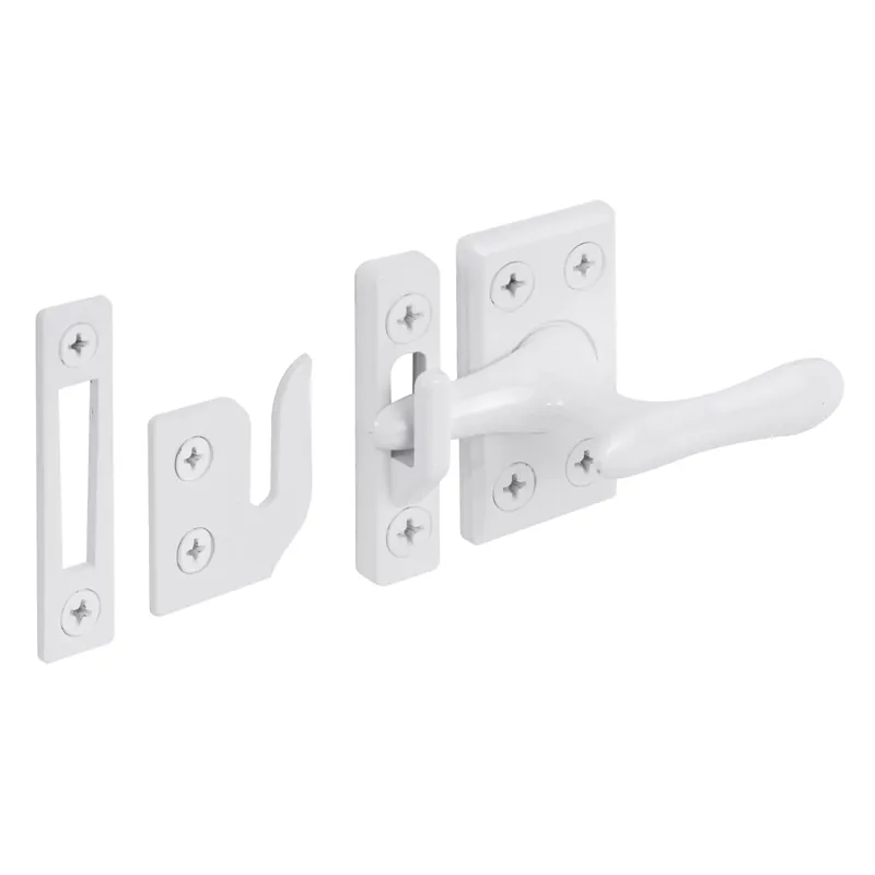 Prime-Line White Die-Cast Zinc Casement Lock 1 Pk
