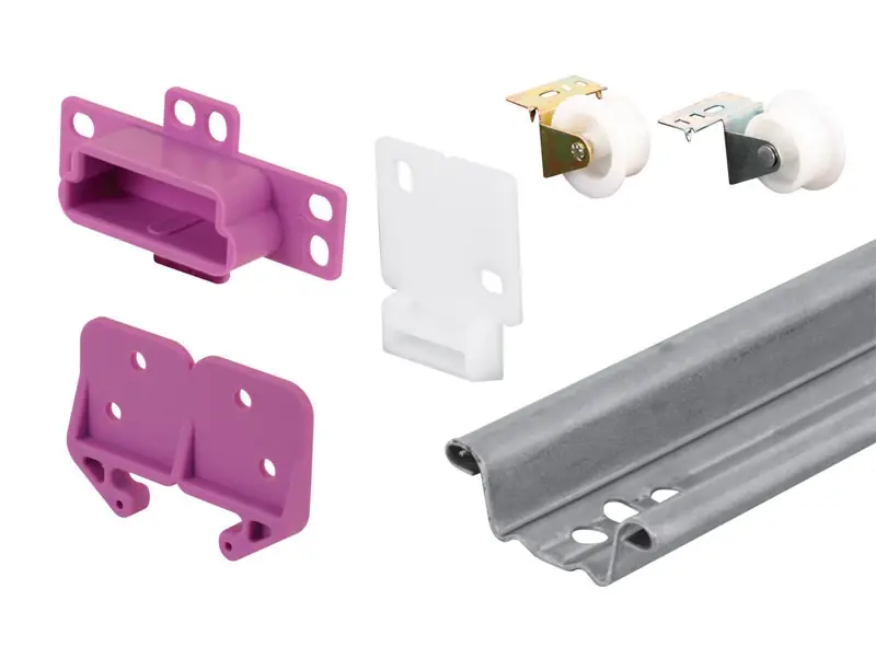 Prime-Line Plastic Rolled Edge Drawer Track Kit 1 Pk