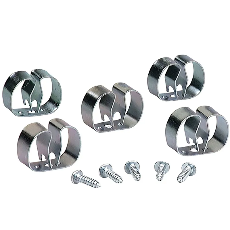 Crawford Zinc-Plated Silver Steel Grip Clip For 5-3/4 3 Pk