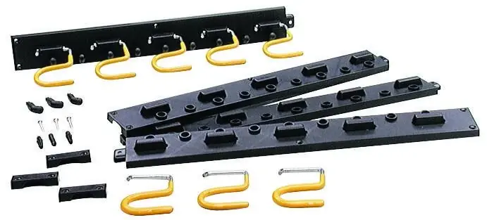 Crawford 64 In. L Black Plastic Smart Storage Rack Rack 50 Lb. Cap. 1 Pk