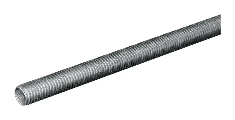 Steelworks 1/4 In. X 3 Ft. Zinc-plated Steel Fine Threaded Rod
