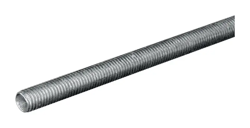 Steelworks 5/16 In. X 3 Ft. Steel Fine Threaded Rod - Zinc-plated