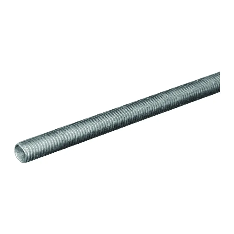 Threaded Rod, Zinc Plated Steel, 16 TPI, 3/8 X 36 In.