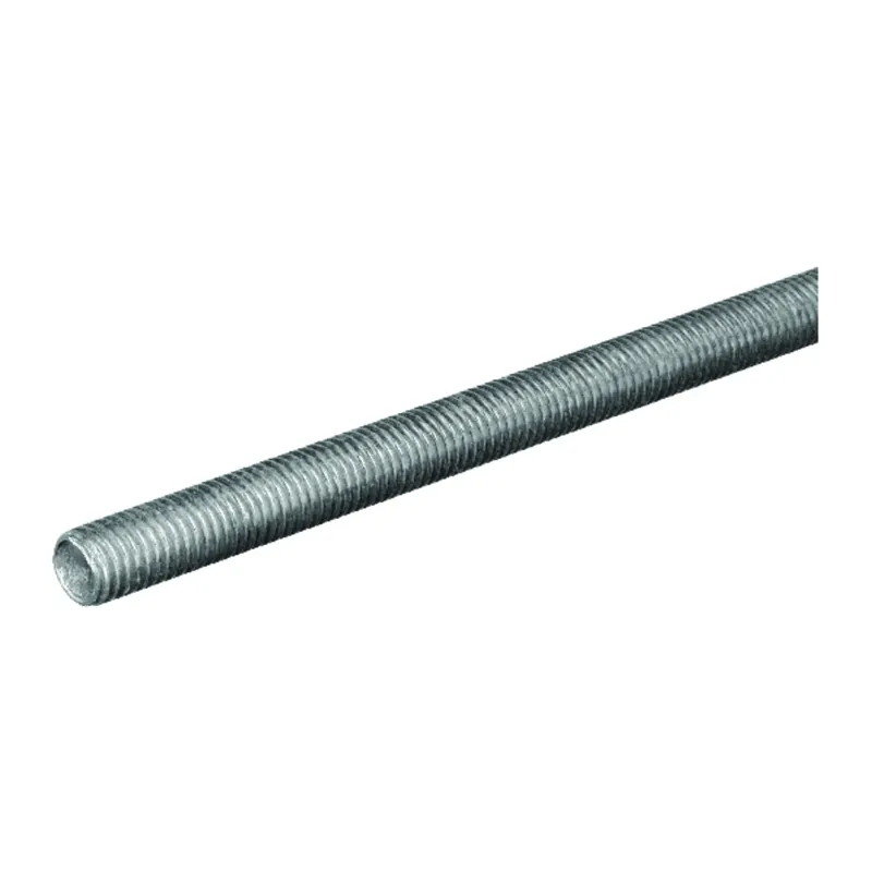 Threaded Rod, Zinc Plated Steel, 13 TPI, 1/2 X 72 In.