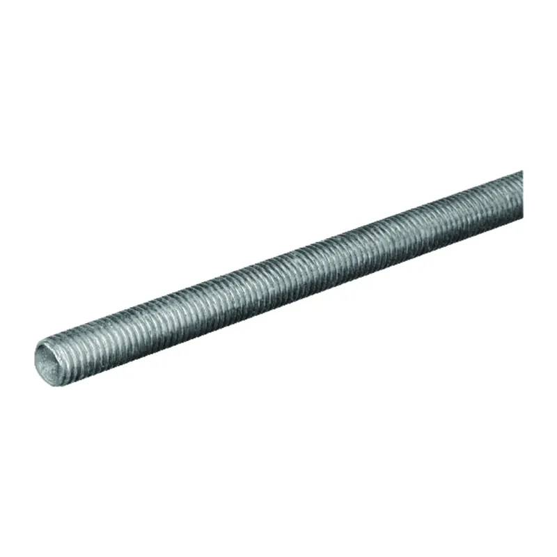 Threaded Rod, Zinc Plated Steel, 10 TPI, 3/4 X 72 In.