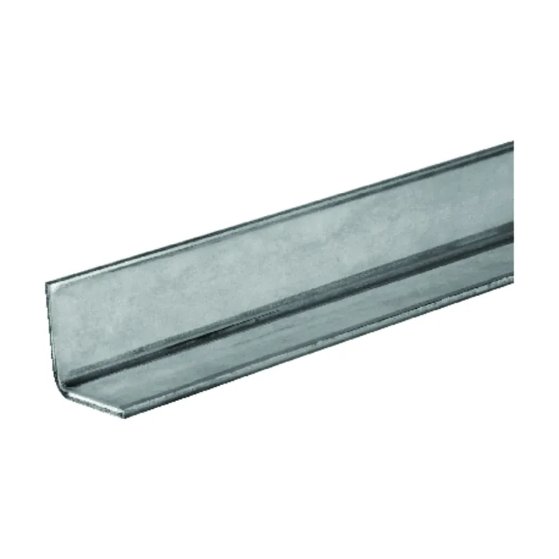 1 In. W X 72 In. L Zinc Plated Steel Angle - 11 Gauge