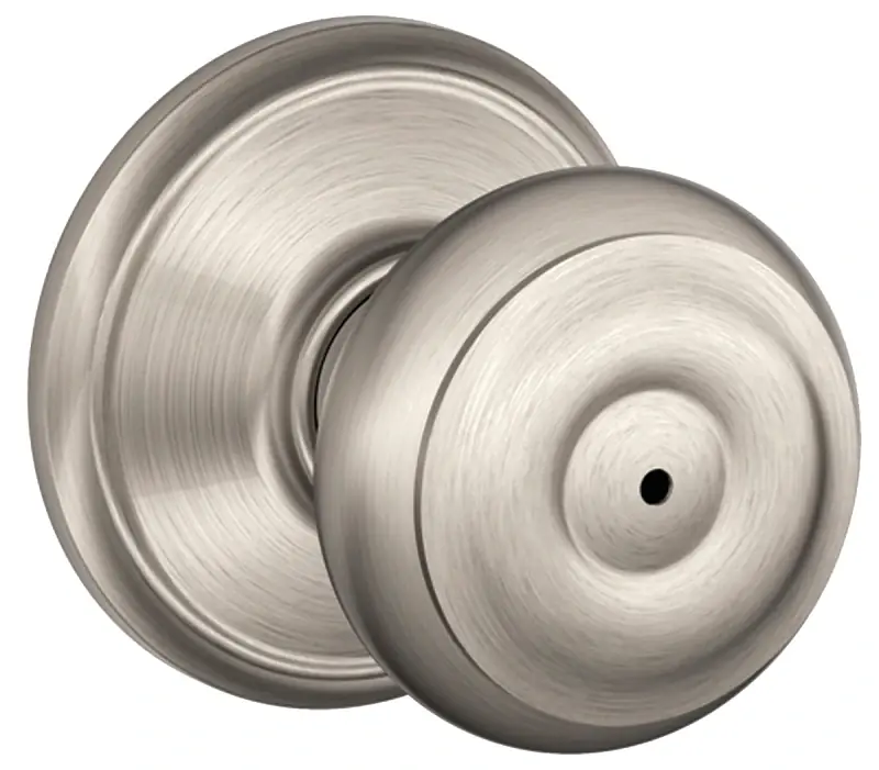 Satin Nickel Georgian Privacy Lockset