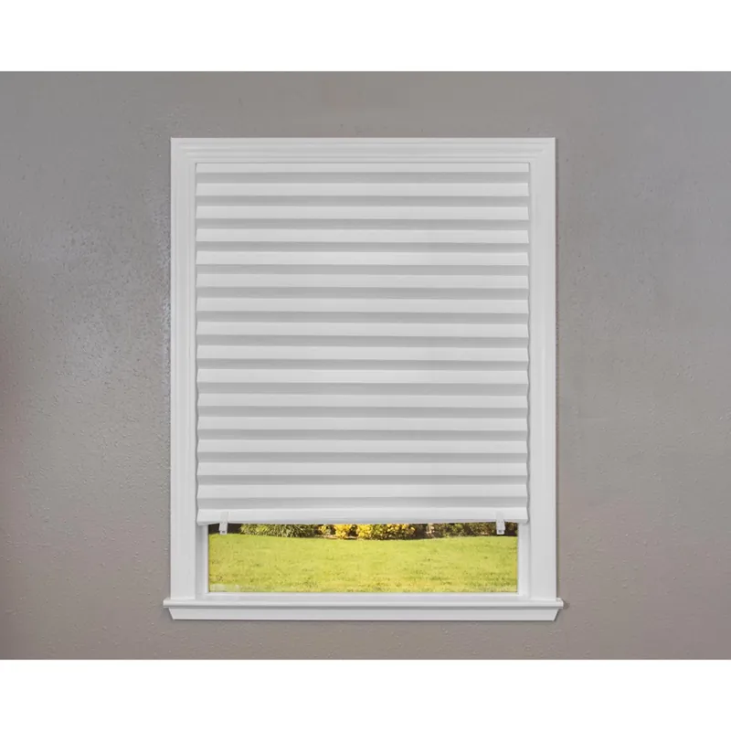 36 In. X 72 In. Cordless Light Filtering Pleated Paper Shade